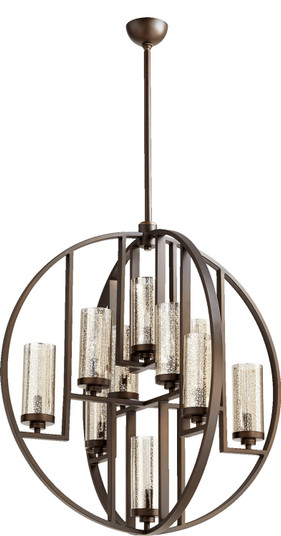 Julian Ten Light Chandelier in Oiled Bronze (19|603-10-86)