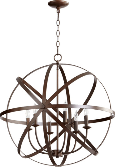 Celeste Six Light Chandelier in Oiled Bronze (19|6009-6-86)