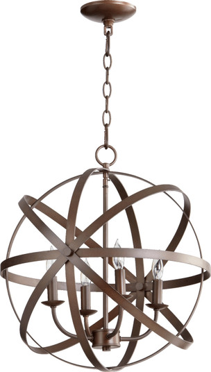 Celeste Four Light Chandelier in Oiled Bronze (19|6009-4-86)