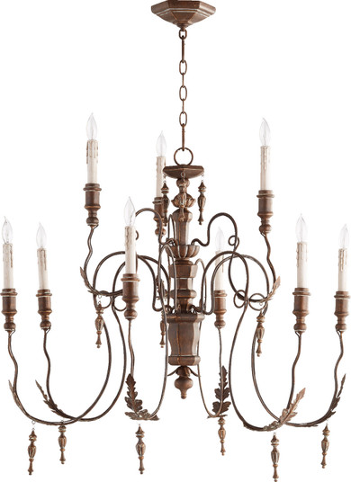 Salento Nine Light Chandelier in Vintage Copper (19|6006-9-39)