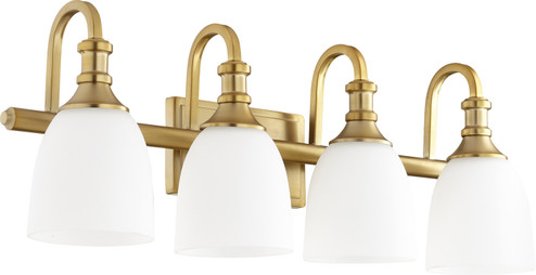 Richmond Four Light Vanity in Aged Brass (19|5011-4-80)