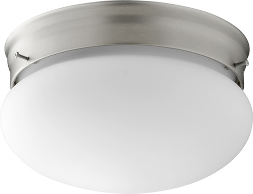 3023 Opal Mushrooms One Light Ceiling Mount in Satin Nickel w/ Satin Opal (19|3023-6-65)