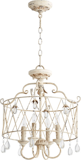 Venice Four Light Dual Mount in Persian White (19|2844-4-70)