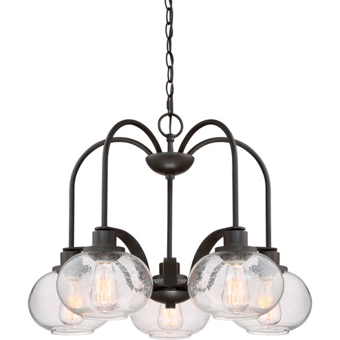 Trilogy Five Light Chandelier in Old Bronze (10|TRG5105OZ)