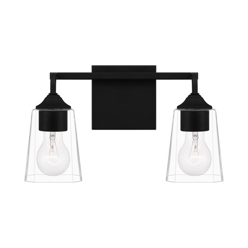 Thoresby Two Light Bath in Matte Black (10|THO8614MBK)