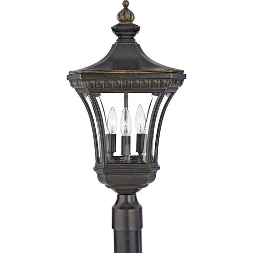Devon Three Light Outdoor Post Lantern in Imperial Bronze (10|DE9256IB)