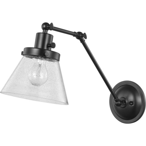 Hinton One Light Swing Arm Wall Lamp in Black (54|P710094-031)