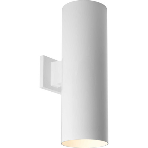 Cylinder Two Light Wall Lantern in White (54|P5642-30)