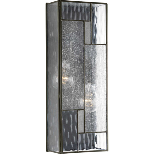 Geometric Two Light Wall Lantern in Architectural Bronze (54|P560048-129)