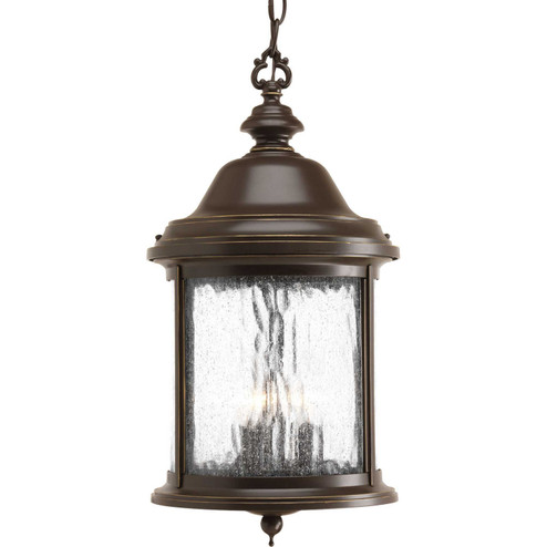 Ashmore Three Light Hanging Lantern in Antique Bronze (54|P5550-20)