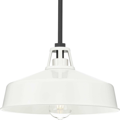 Cedar Springs One Light Outdoor Pendant in White (54|P550116-030)