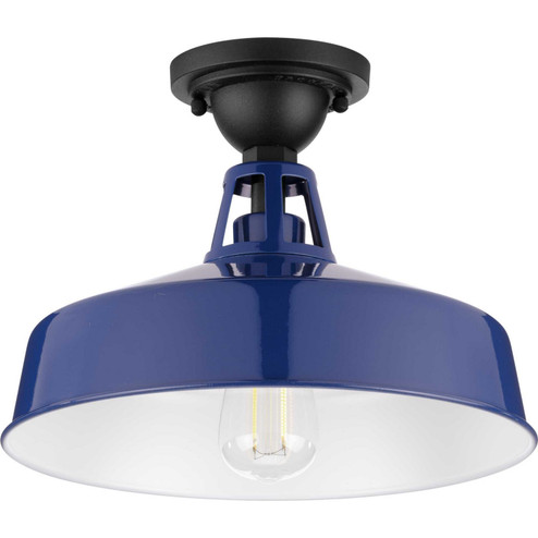 Cedar Springs One Light Semi Flush Mount in Navy (54|P550070-091)