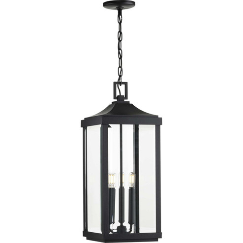 Gibbes Street Three Light Hanging Lantern in Black (54|P550004-031)