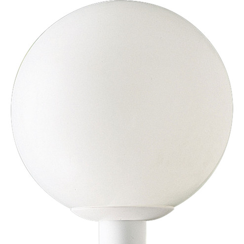 Globe One Light Post Lantern in White (54|P5426-60)