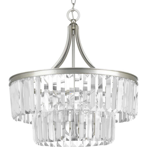 Glimmer Five Light Pendant in Silver Ridge (54|P5321-134)