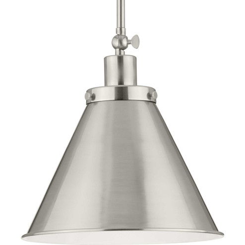 Hinton One Light Pendant in Brushed Nickel (54|P500325-009)