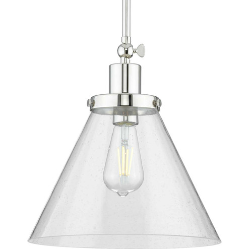 Hinton One Light Pendant in Polished Nickel (54|P500324-104)