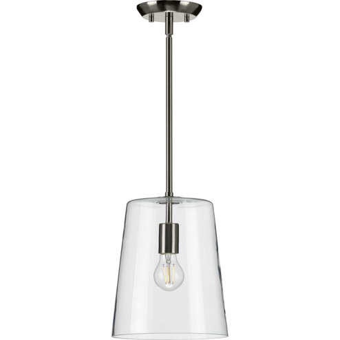 Clarion One Light Pendant in Brushed Nickel (54|P500241-009)