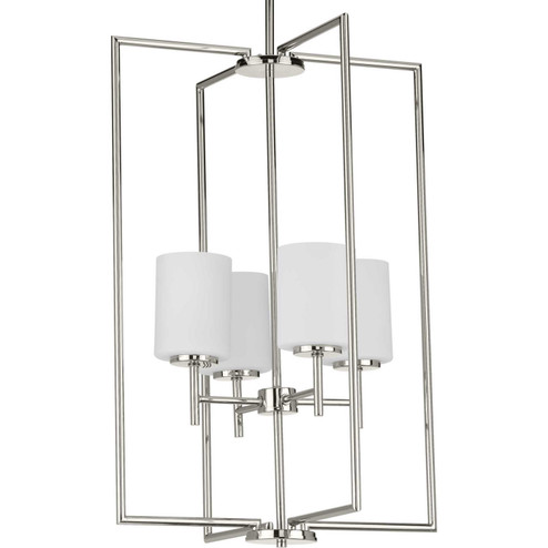 Replay Four Light Foyer Pendant in Polished Nickel (54|P500206-104)