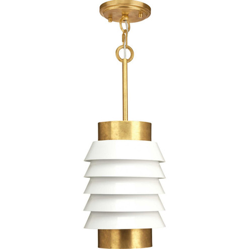 Point Dume-Onshore One Light Pendant in Brushed Brass (54|P500194-160)