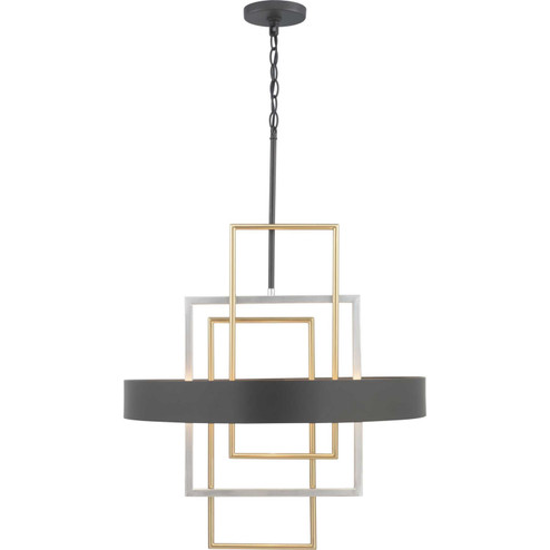 Adagio Six Light Pendant in Black (54|P500174-031)