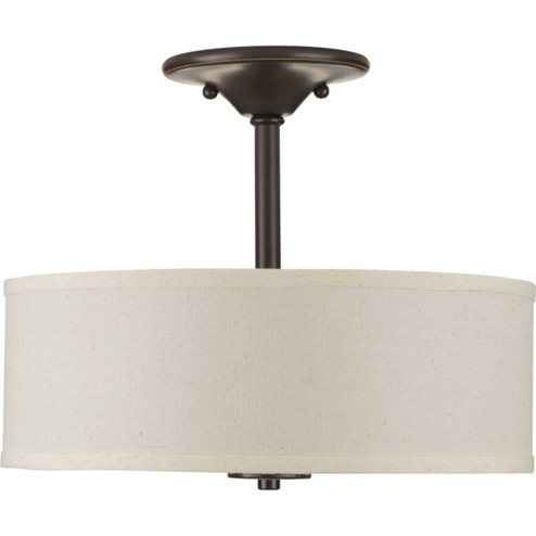 Inspire Two Light Semi-Flush Mount in Antique Bronze (54|P3712-20)