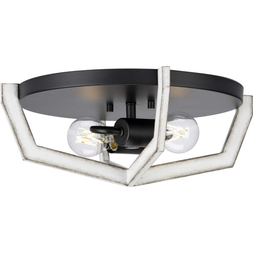 Galloway Two Light Flush Mount in Matte Black (54|P350224-31M)