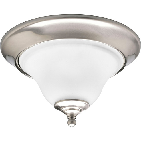Trinity One Light Flush Mount in Brushed Nickel (54|P3475-09)