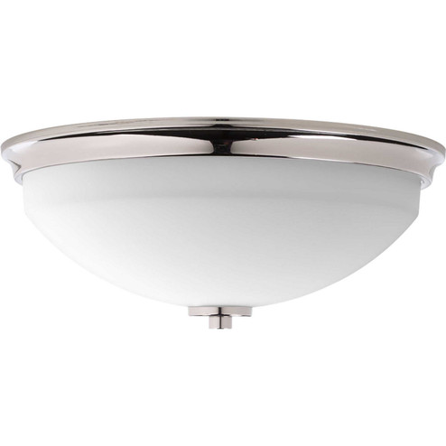 Replay Two Light Flush Mount in Polished Nickel (54|P3423-104)