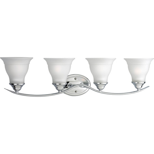 Trinity Four Light Bath Bracket in Polished Chrome (54|P3193-15)