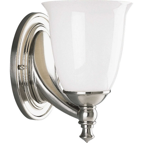 Victorian One Light Bath in Brushed Nickel (54|P3027-09)