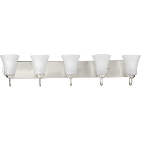 Classic Five Light Bath Bracket in Brushed Nickel (54|P300237-009)