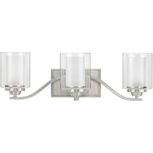 Kene Three Light Bath in Brushed Nickel (54|P300122-009)