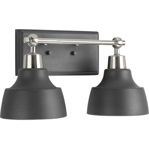 Bramlett Two Light Bath in Brushed Nickel (54|P300040-009)