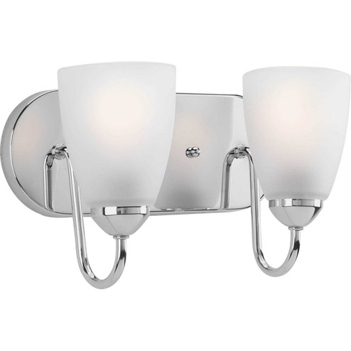 Gather Two Light Bath in Polished Chrome (54|P2707-15)