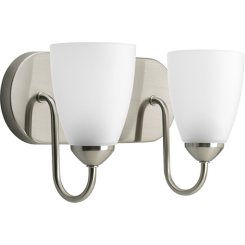 Gather Two Light Bath in Brushed Nickel (54|P2707-09)