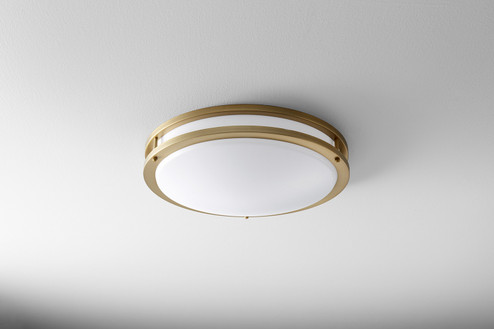 Oracle LED Ceiling Mount in Aged Brass (440|3-620-40)