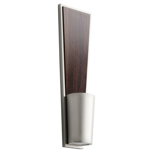 Favero LED Wall Sconce in Satin Nickel W/ Walnut (440|3-402-24)