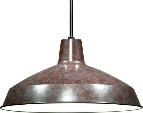 One Light Hanging Lantern in Old Bronze / White Interior (72|SF76-662)