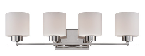 Parallel Four Light Vanity in Polished Nickel (72|60-5204)