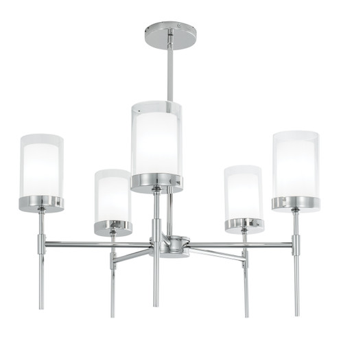 Kimberly Five Light Hanger in Polish Nickel (185|8971-PN-CL)