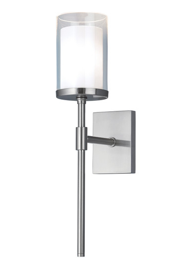 Kimberly One Light Wall Sconce in Brushed Nickel (185|8970-BN-CL)