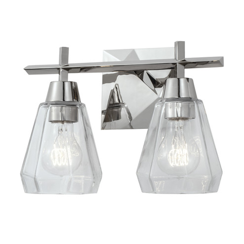 Arctic Bath Series Two Light Bath in Polished Nickel (185|8282-PN-CL)