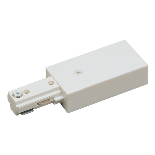 Track Syst & Comp-1 Cir Live End Feed, 1 Circuit Track in White (167|NT-316W)