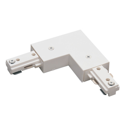 Track Syst & Comp-1 Cir L Connector, 1 Circuit Track in White (167|NT-313W)