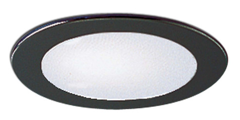 Rec Inc 4'' Trim 4'' Albalite Lens W/ Metal Trim in Black (167|NS-22B)