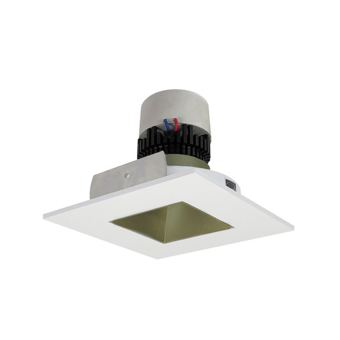 LED Pearl Recessed in Champagne Haze Reflector / Matte Powder White Flange (167|NPR-4SNDSQ40XCHMPW)