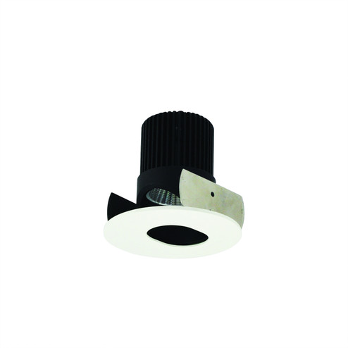 Rec Iolite 2'' Round Slot in Black Slot Aperture / Matte Powder White Flange (167|NIOB-2RSL50XBMPW/10)