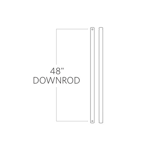 Universal Downrod Downrod in Koa (71|DR48KOA)