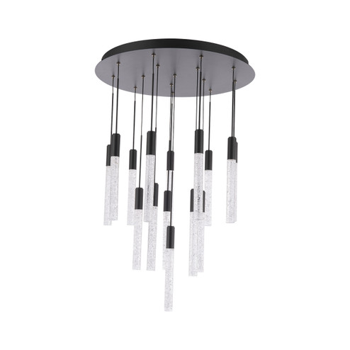 Magic LED Pendant in Black (281|PD-35615-BK)